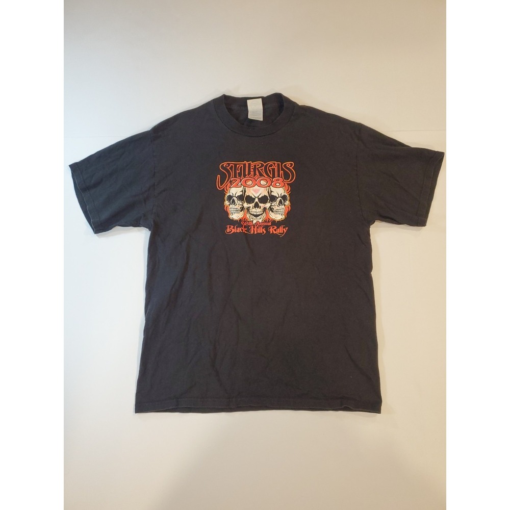 VTG 2008 Sturgis Tee 68th Annual Black Hills Rally Large